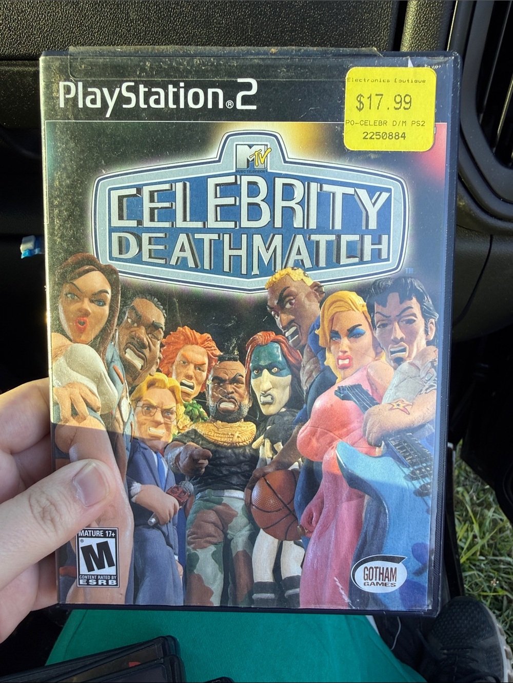Sony PlayStation 2 Celebrity Deathmatch - Black & Multicolor Cover